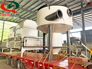 發(fā)往青?？蛻艮D(zhuǎn)鼓濃縮脫水一體機(jī)鐘式旋流除砂機(jī)